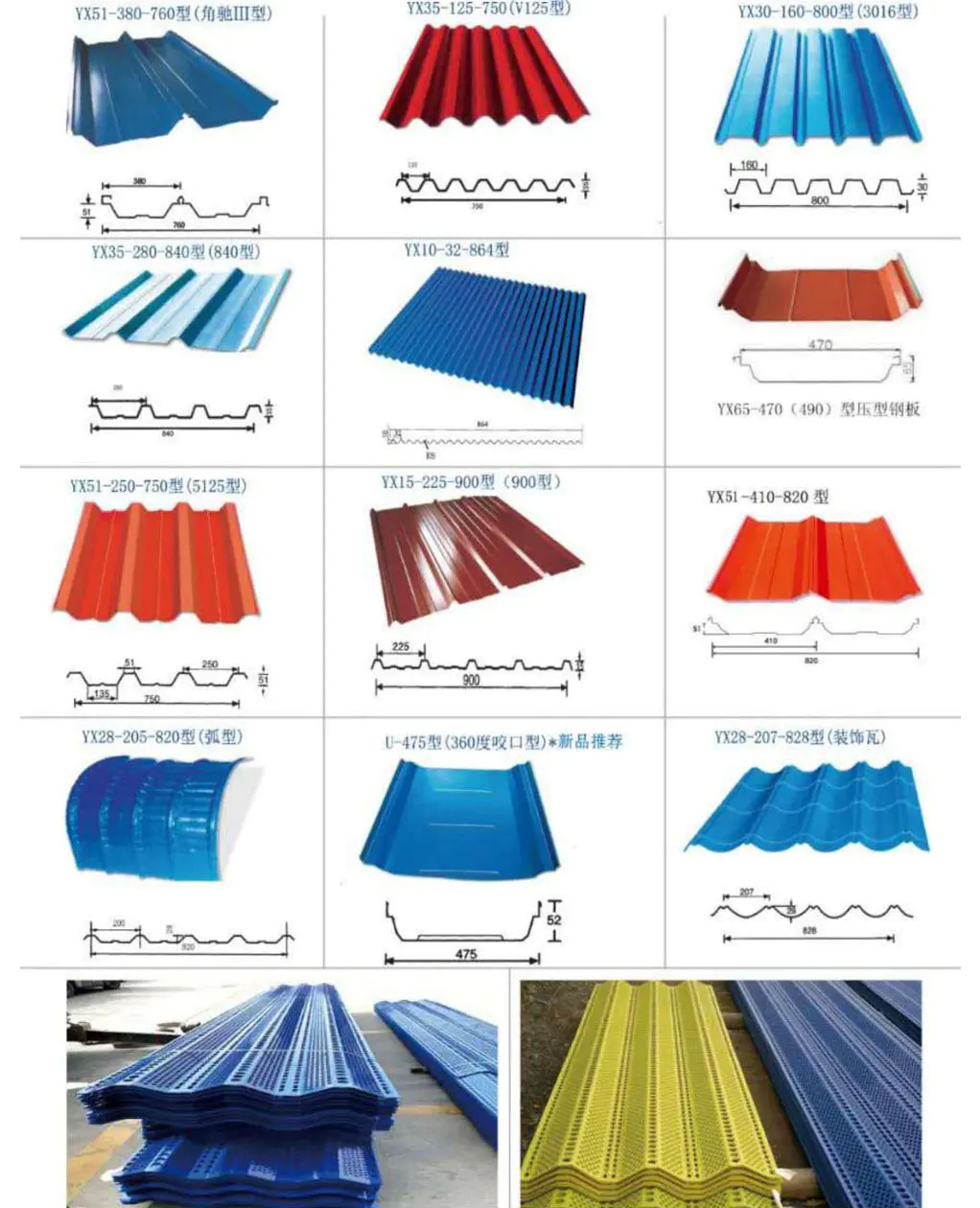 Color Steel Pressure Plate Color Steel Pressure Plate